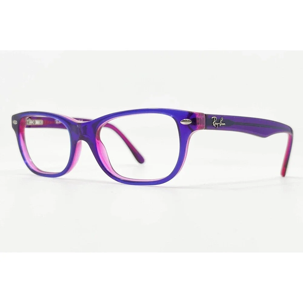 Ray-Ban Eyeglasses Kids Purple Pink RB 1555 3666 46-16-125